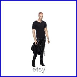 Realistic Full Body Male Mannequin with Molded Hair and Facial Features WEN5