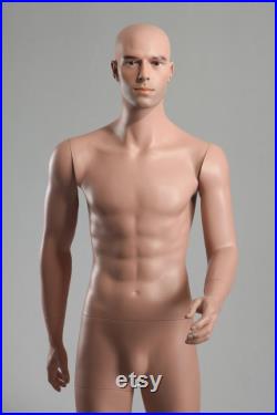 Realistic Hand Painted Small Size Military Male Caucasian Mannequin MDP-09