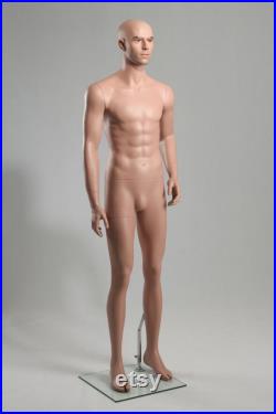 Realistic Hand Painted Small Size Military Male Caucasian Mannequin MDP-09