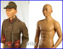 Realistic Small Size Military Male Japanese Asian Mannequin MDJ-01