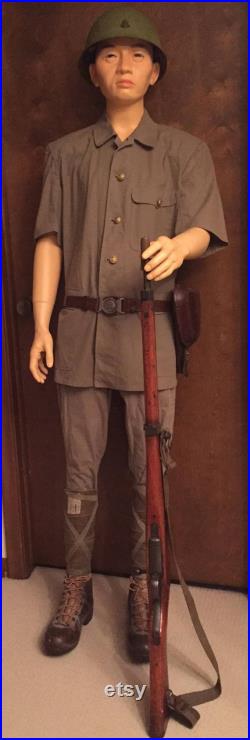 Realistic Small Size Military Male Japanese Asian Mannequin MDJ-01