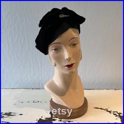 Retro Vintage 1920s 1930s Mannequin Head Katherine's Collection Hat Millinery Display