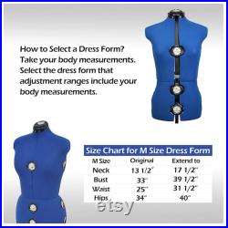 Royal Blue Adjustable Dress Form Personalize Option Monogram