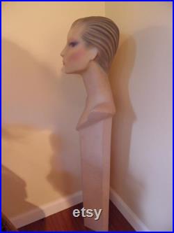SALE Antique French Deco Counter Mannequin, Millinery, Jewelry. Was 795.00 NOW