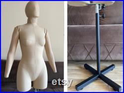 SET Diana Iminera, Dress form, Construction lines, Fully pinnable, Professional sewing mannequin, Female torso