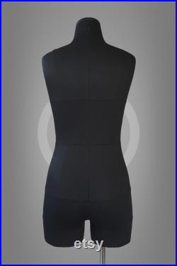 SOFIA Soft anatomic tailor dress form with legs and construction lines with optional stand Mannequin torso Fully pinnable dressform