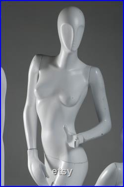 Schlappi Italian Mannequin Glossy White Full Body Mannequins