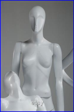 Schlappi Italian Mannequin Glossy White Full Body Mannequins