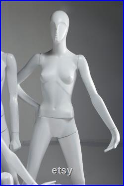 Schlappi Italian Mannequin Glossy White Full Body Mannequins