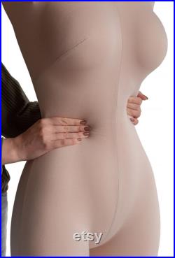 Sewing Lingerie and Corsets Dress Form Female Mannequin Body Torso Penelope Luxe Beige