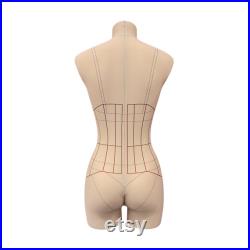 Sewing Lingerie and Corsets Dress Form Female dress form Body Torso Penelope with Sew Mapping Light