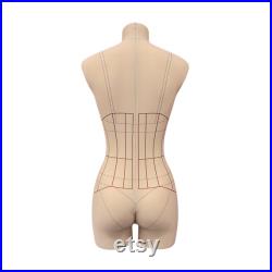 Sewing Lingerie and Corsets Dress Form Female dress form Body Torso Penelope with sew mapping Comfort
