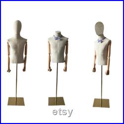 Sewing Size L Chest Size 98cm Man Suits Display Linen Male Mannequin Dress Form Anker
