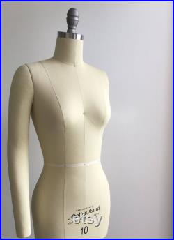 Size 10 Professional Tailors Female Dress Form with Collapsible Shoulder and Cage