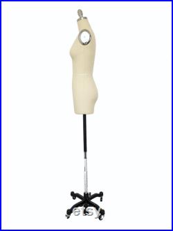 Size 12 Female Professional Tailors Dress Form with Collapsible Shoulder