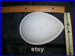 Small Bridal teardrop White Hat form made to cover in multiples of 2, 3, 6, with white bias tape,Fascinators hat form