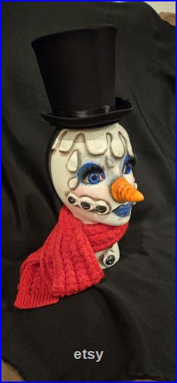 Snowman Mannequin, Snowman Head, Snowman Mannequin Head, Melted Snowman
