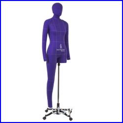 Soft Flexible Fully Pinnable Professional Female Sewing Dress Form with Adjustable Height Mannequin with Arm, Leg and Head Monica Art