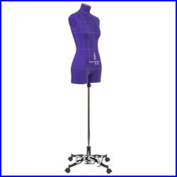 Soft Flexible Fully Pinnable Professional Female Sewing Dress Form with Adjustable Height Mannequin with Arm, Leg and Head Monica Art