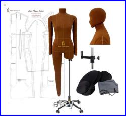 Soft tailor s dress form Monica, Luxe set. Dressmaker mannequin, Sewing torso, Dress making model