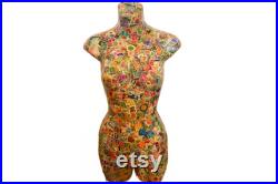Stamp Mannequin Torso BEST SELLER Mannequin Stamp Decoupaged Torso Female