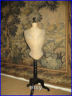 Stunning French Very Rare Antique Mannequin Corset Style 1890s Girard of Paris.