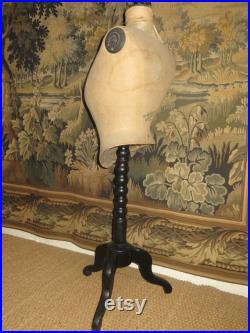 Stunning French Very Rare Antique Mannequin Corset Style 1890s Girard of Paris.