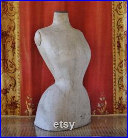 Superb Antique French Wasp Waisted Dressmaker's Mannequin, Dress Form 19th Century