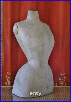 Superb Antique French Wasp Waisted Dressmaker's Mannequin, Dress Form 19th Century