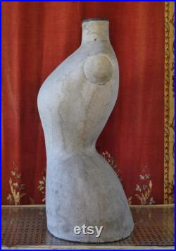 Superb Antique French Wasp Waisted Dressmaker's Mannequin, Dress Form 19th Century