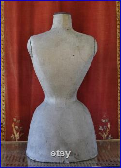 Superb Antique French Wasp Waisted Dressmaker's Mannequin, Dress Form 19th Century