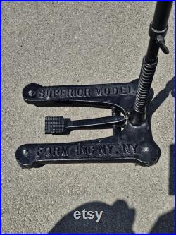 Superior Model Form Co. Missy Legs Covered In Linen Fabric With Cast Iron Base