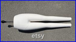 Superior Model Form Co. Missy Legs Covered In Linen Fabric With Cast Iron Base