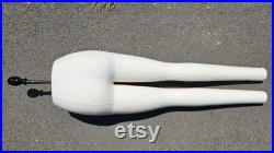 Superior Model Form Co. Missy Legs Covered In Linen Fabric With Cast Iron Base