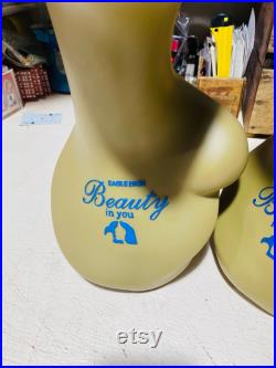 TRuE VINTAGE MANNEQUIN BeAUTY HEAD Wig Form Hat Display Ebony Wig Store Form Jewelry Display Store Display Head Wig Form Hat Stand
