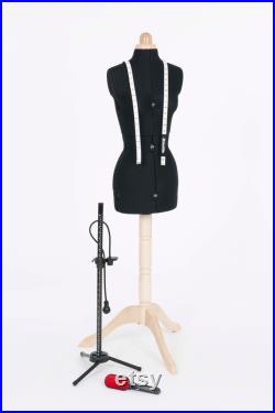 Tailor doll multi-adjustable, with back length adjustment, lady valet with accessories