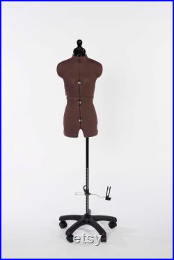 Tailor doll multiple adjustable, with trouser base and back length adjustment, Olivia size XS