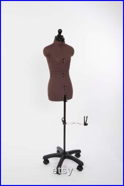 Tailor doll multiple adjustable, with trouser base and back length adjustment, Olivia size XS