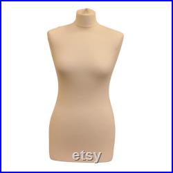 Tailors Dummy Female Dressmakers Bust Retail Display Fashion Mannequin Size 12 14 Darkwood Tripod