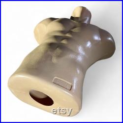 Torso Mannequin Flash Toned Stand Men 24 61 cm High Plastic Body