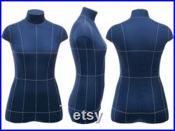 Torso with construction lines, Female sewing dress form mannequin, Form and Fashion Dress Forms for Perfect Fit and Style