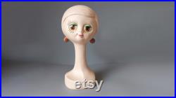 Twiggy head, mannequin head realistic, sunglasses display stand