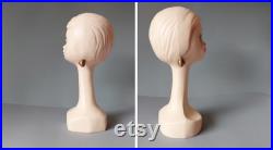 Twiggy head, mannequin head realistic, sunglasses display stand