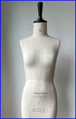 UK Size 10 Couture Professional Dress Form with Collapsible Shoulder