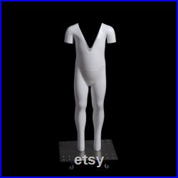 USAKHV Child Kids Unisex Ghost Invisible Mannequin Full Body Fiberglass Model Professional Photo Wheeled Stand Display 2 y.o.
