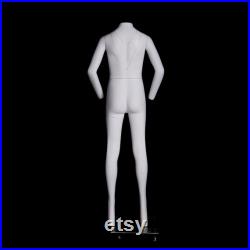 USAKHV Child Kids Unisex Ghost Invisible Mannequin Full Body Fiberglass Model Professional Photo Wheeled Stand Display GHK112-G