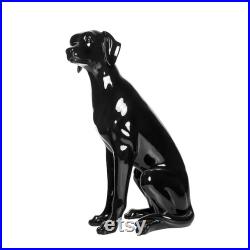 USAKHV Dog Mannequin Fiberglass Animal Store Display Stand Model G4-BK Large 33 Decoration