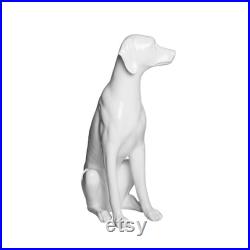 USAKHV Dog Mannequin Fiberglass Animal Store Display Stand Model G4-W Large 33 Decoration