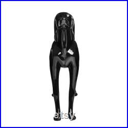 USAKHV Dog Mannequin Fiberglass Animal Store Display Stand Model G5-BK Decoration X-LARGE