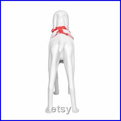 USAKHV Dog Mannequin Fiberglass Animal Store Display Stand Model G5-W Decoration X-LARGE